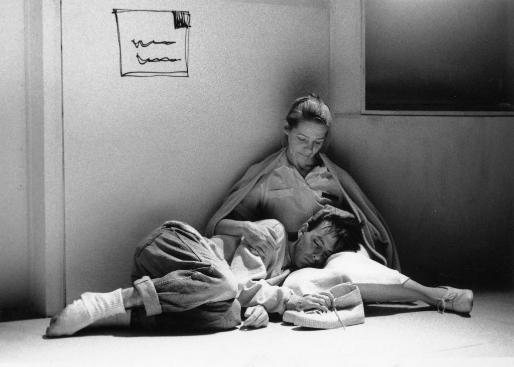 Gil, mise en scène Gervais Gaudreault, Le Carrousel, 1987. Francine Beaudry, Benoît Vermeulen Photo: André P. Therrien